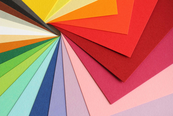 color theory - colorful cardboard - Foto, Bild