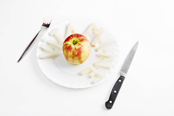 vitamins in the apple - Foto, imagen