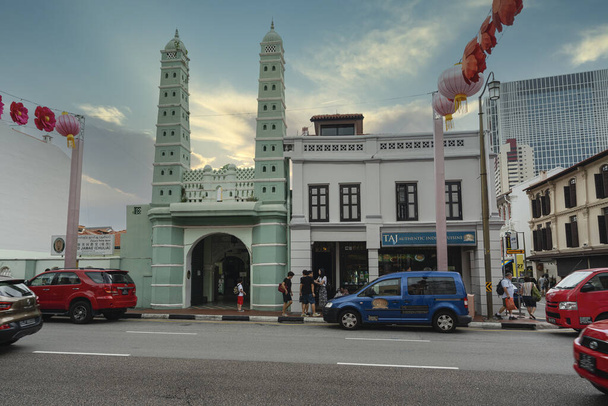 Masjid Jamae (Chulia) mosque in Singapor - Foto, Bild
