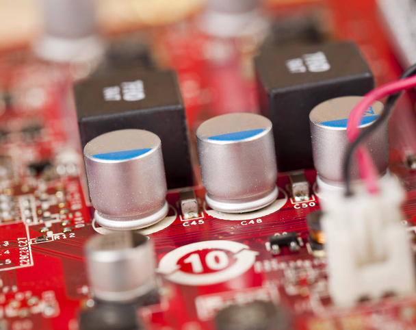 electronic circuit board with processor - Фото, зображення