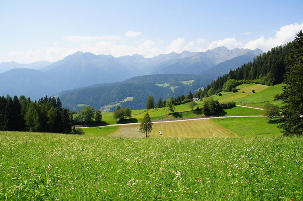 landscape at laurein at the brezer joch in trentino in south tyrol\r\n - Foto, Bild