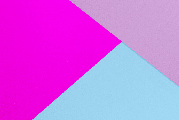 Pastel colored paper texture background. Geometric shapes. - Photo, Image