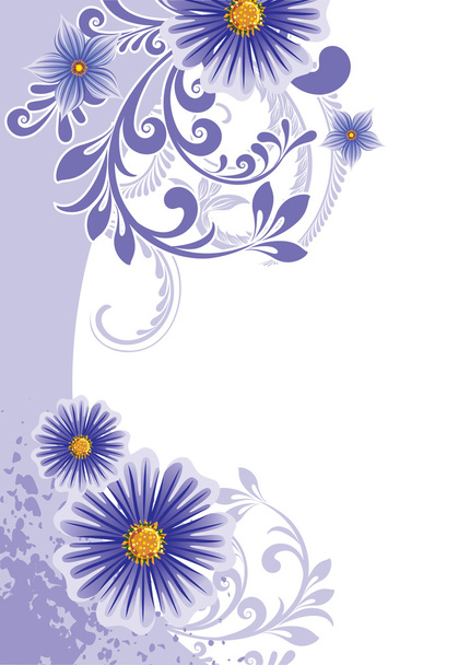 Floral background - Wektor, obraz