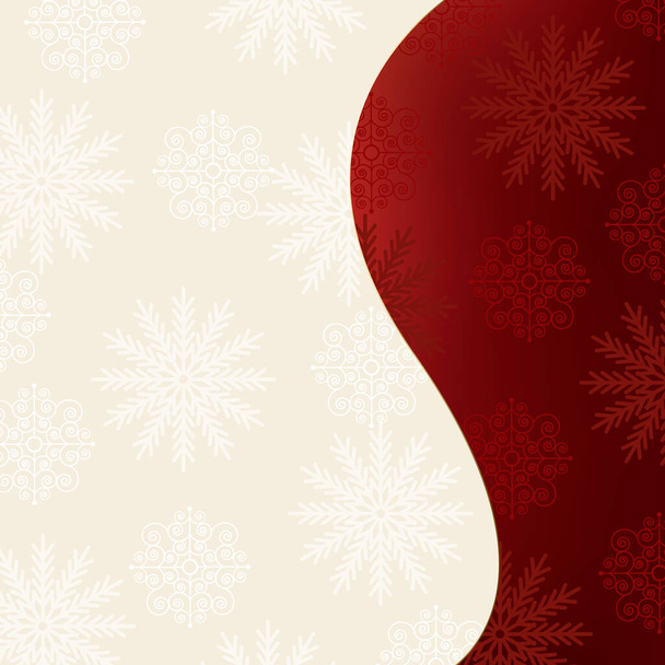 vector illustration background with snowflake pattern - Foto, imagen