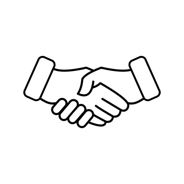 Handshake vector icon. - Vector, Image