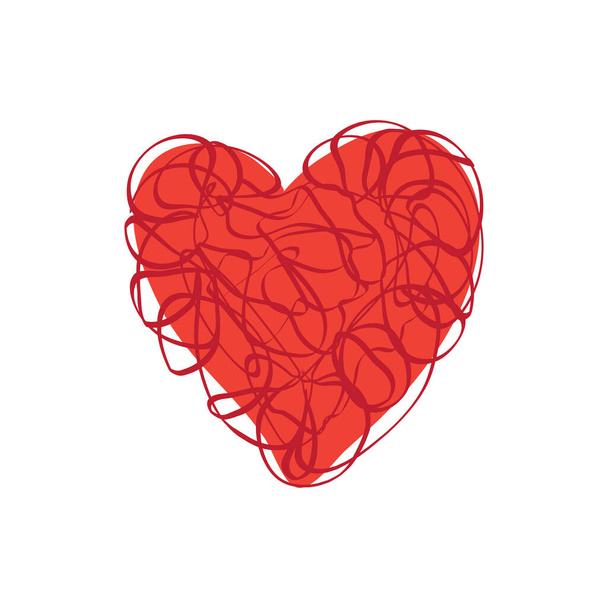 valentin szív-09 - Vektor, kép
