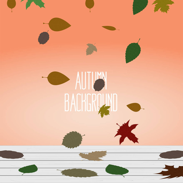 Autumn background illustration - Vektori, kuva