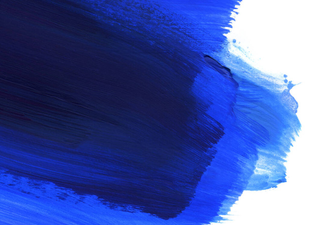 Bleu et bleu foncé peint à la main fond
 - Photo, image