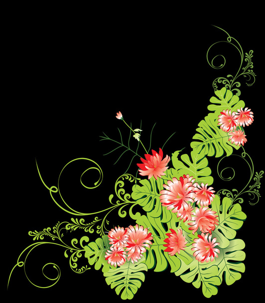 Floral background - Vektor, obrázek