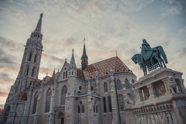 16.08.2019 Budapest, Hungary - Matthias Church - Foto, Bild