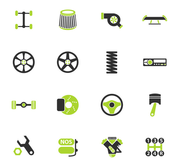 auto tuning vector icons for web and user interface design - Фото, изображение