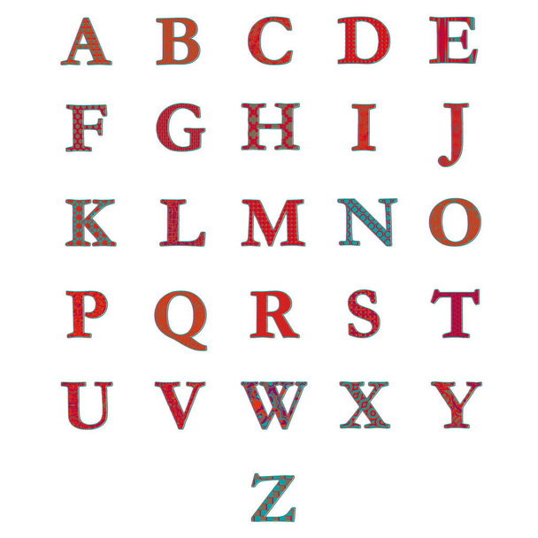 Stylish template of modern font  - Foto, imagen