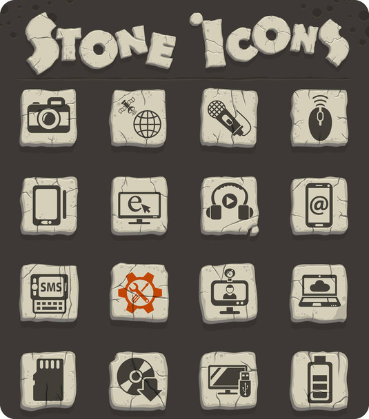 hi tech web icons for user interface design - Photo, Image