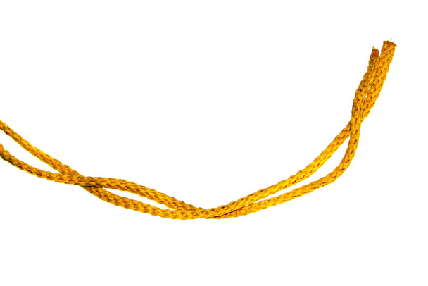 cuerda aislada sobre fondo blanco - Foto, Imagen