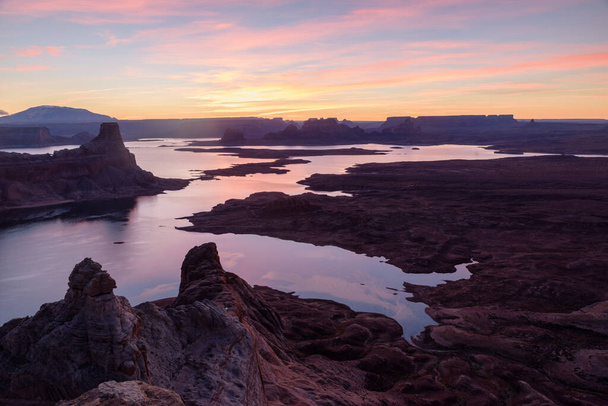 США Аризона Альстром Пойнт на закате
 - Фото, изображение