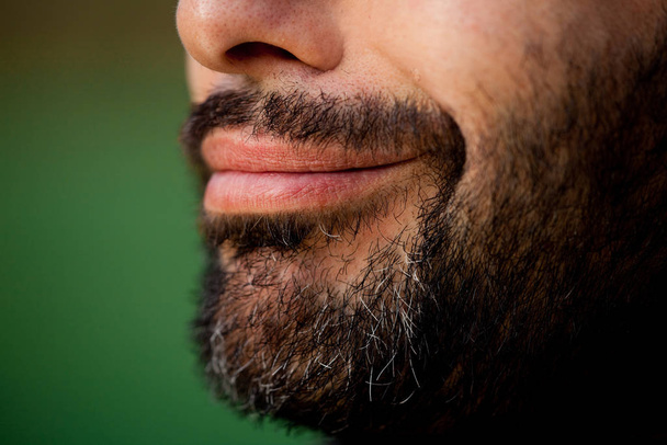 portrait of a handsome man with beard and mustache - Foto, Imagem