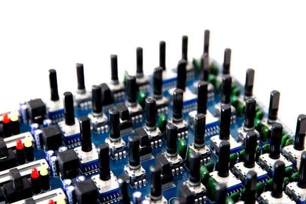 Digital electronics concept background - Photo, Image