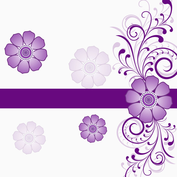 Abstract Floral Background. - Vector, Image