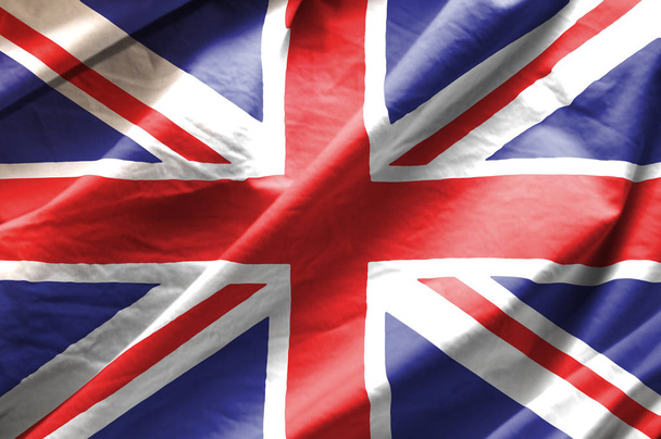 Waving flag of the United Kingdom - Fotografie, Obrázek