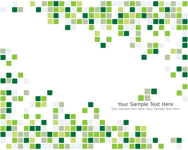 Green checked background - Vector, Image