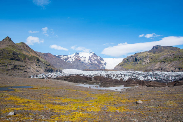 Svinafellsjokull ledovec na jižním Islandu - Fotografie, Obrázek