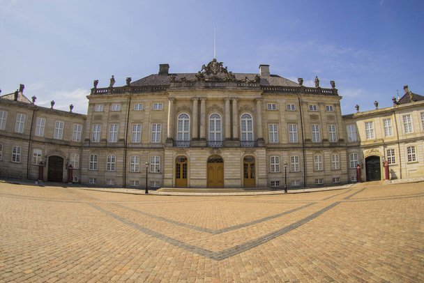 Denmark - Amalienborg Palace in Copenhagen - Foto, Imagem