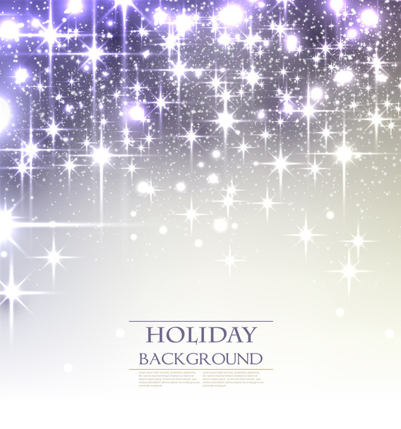 Elegant Christmas background with snowflakes and place for text. - Vetor, Imagem