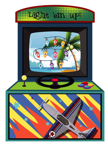 Игровой автомат для подсчета чисел на изолированном фоне
 - Вектор,изображение