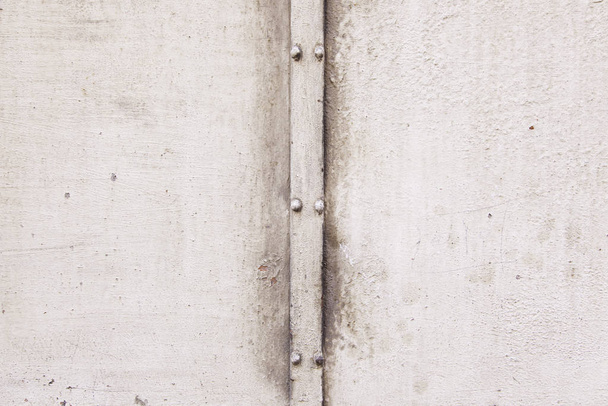 White wall with a pipe, detail of a textured wall - Fotoğraf, Görsel