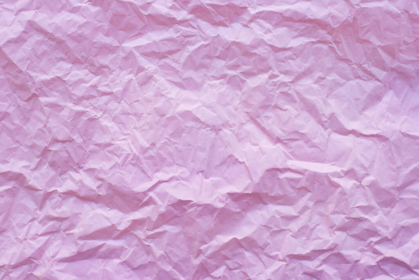 Pink crumpled recycle paper background - Fotografie, Obrázek