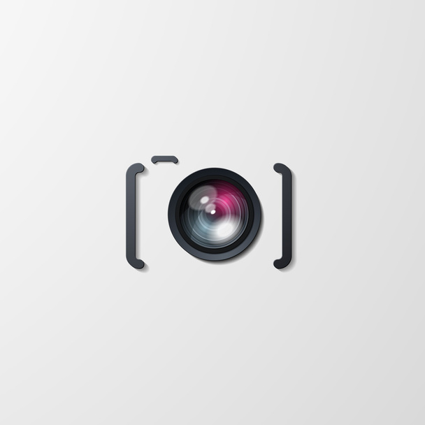 photo camera icon - Vektor, kép