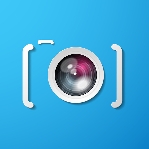 photo camera icon - Διάνυσμα, εικόνα