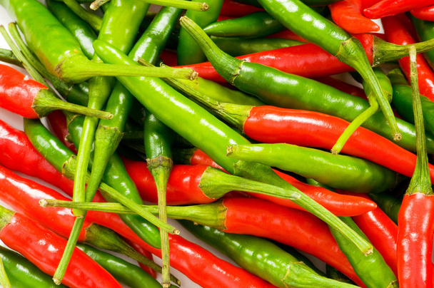 spicy red chili peppers - Fotoğraf, Görsel