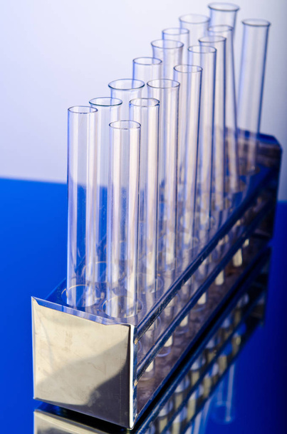 Chemical tubing at gradient background - Fotó, kép