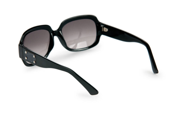 Eleganckie okulary przeciwsłoneczne izolowane na białym - Zdjęcie, obraz
