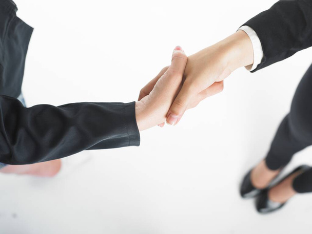 Two business woman Handshaking Handshake - Zdjęcie, obraz