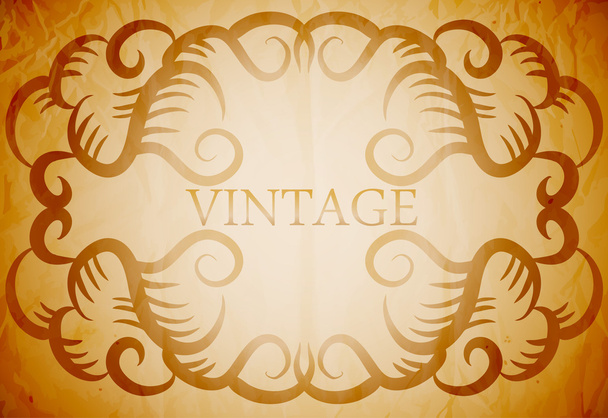 Moldura vetorial vintage
 - Vetor, Imagem