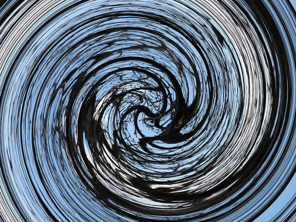 Funnel abstract pattern. Swirl, spiral, multi-colored pattern as a background. - Photo, Image