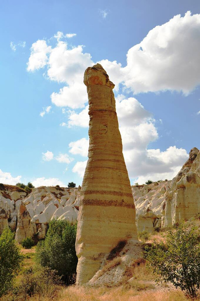 fairy chimneys in urgup,cappadocia,turkey - Photo, image