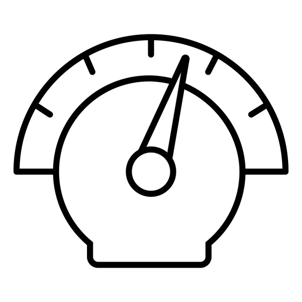 O tacômetro, velocímetro e ícone indicador
 - Foto, Imagem