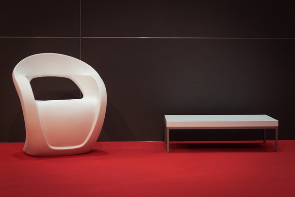 Design chair at Smau exhibition in Milan, Italy - Foto, Bild