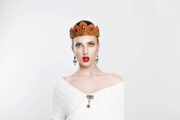 Shocked beauty queen - Valokuva, kuva