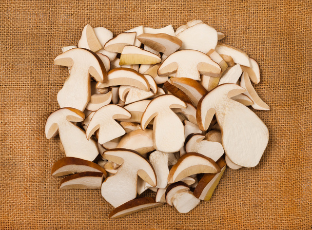 sliced mushrooms - Photo, image