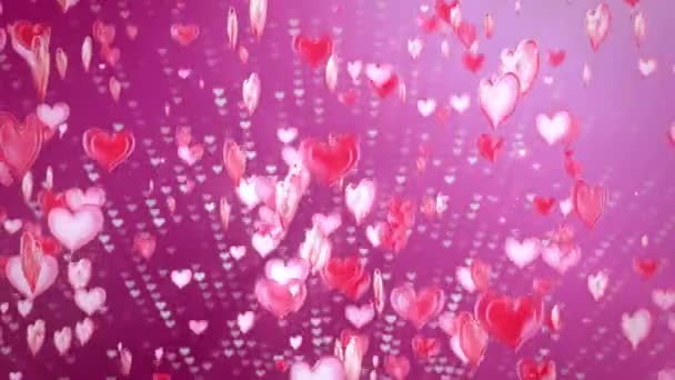 Valentine In The Glass Heart to materiał filmowy do filmów romantycznych i filmowych w scenie. Dobre tło dla scen i tytułów, logo. - Materiał filmowy, wideo