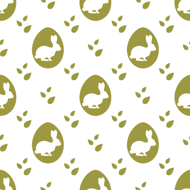Vector seamless pattern Easter Bunny Egg Festive - Vector, afbeelding