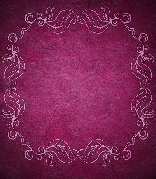 Paper background with frame (vintage cover template) - Valokuva, kuva