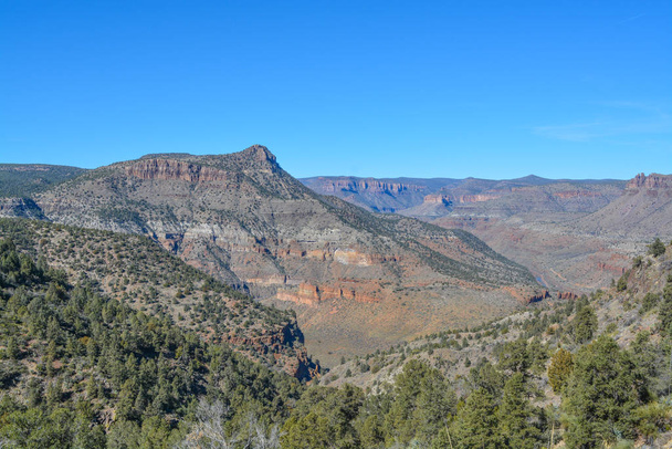 Scenic Beauty of Salt River Canyon in Gila County, Tonto National Forest, Arizona Yhdysvallat
 - Valokuva, kuva