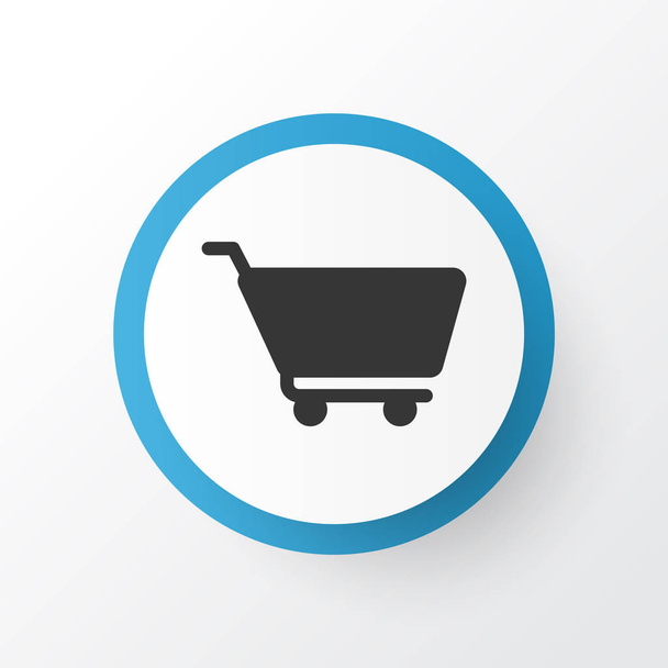 Cart icon symbol. Premium quality isolated shopping trolley element in trendy style. - Photo, Image