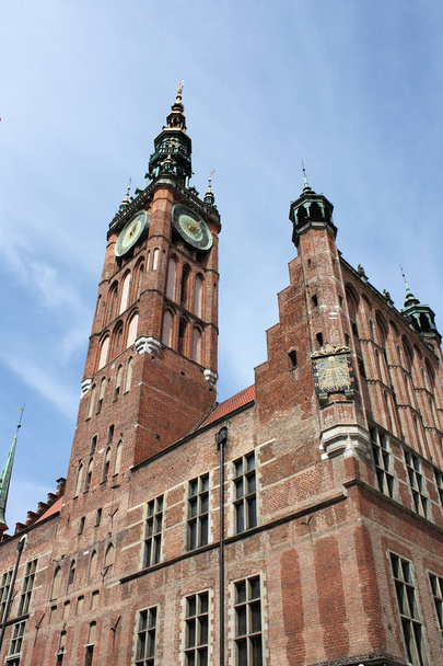 the town hall in gdansk - Foto, afbeelding