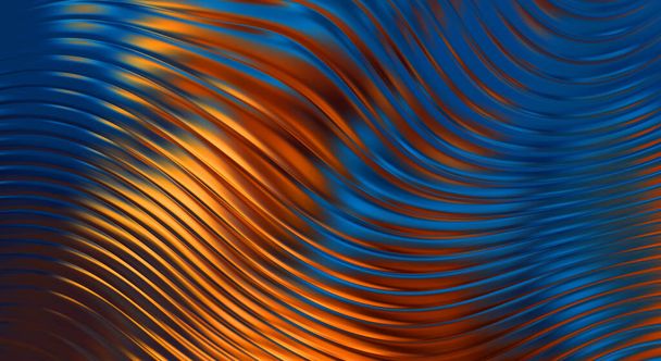 Abstract background. Colorful wavy design wallpaper. Graphic illustration. - Foto, afbeelding